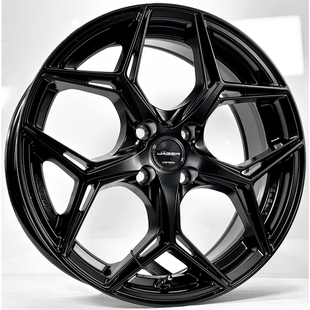 ล้อแม็กซ์ Lenso Jager BLAZE Litetech+ ขอบ15นิ้ว 4รู100 สีดำด้าน กว้าง7นิ้ว Offset35 [22998]
