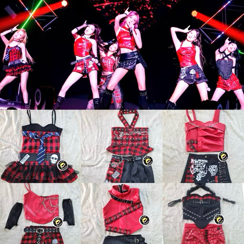 BABYGAGA Babymonster เบบี้มอนสเตอร์ Psycho รับตัดชุด Baby Monster ชิกิต้า ภาริตา อาฮยอน โรร่า อาสะ รุกะ Kpop ชุดเต้น
