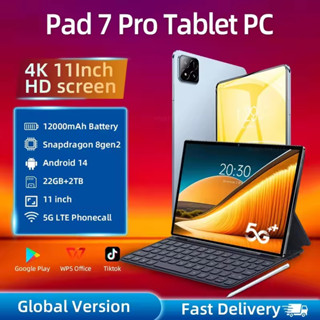 New Pad 7 Pro 10.1-Inch tablet pc Android 14 แท็บเล็ตพีซี 5G…