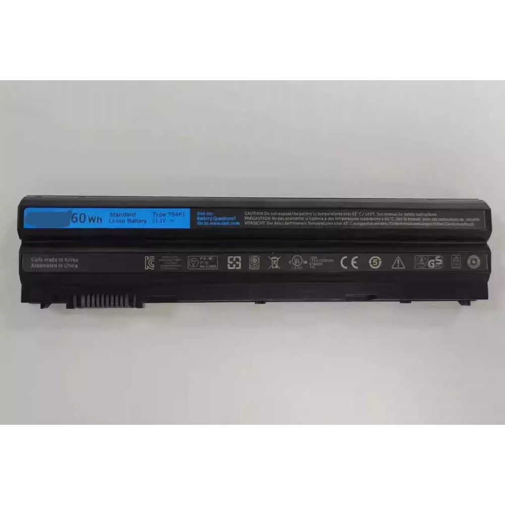 ใหม่ Dell DELL E6520 5420 6430 6440 E6420 60W T54FJ แบตเตอรี่ 8858X