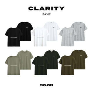 SO.ON : Cloude เสื้อยืด Basic ทรง Oversize เสื้อโอเวอร์ไซส์ …