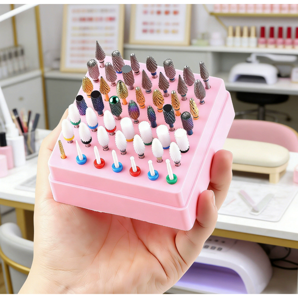 กล่องเก็บหัวเจียร กล่องใส่หัวเจียร 49 ช่อง