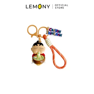 LEMONY พวงกุญแจชินจัง ซีรีส์ Wrist Strap Charm Crayon Shin-Chan Collection