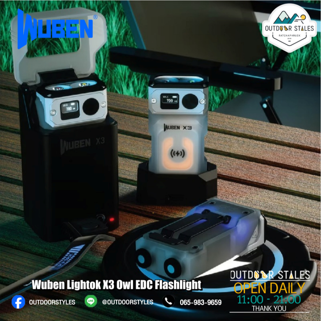 Wuben Lightok X3 Owl EDC Flashlight