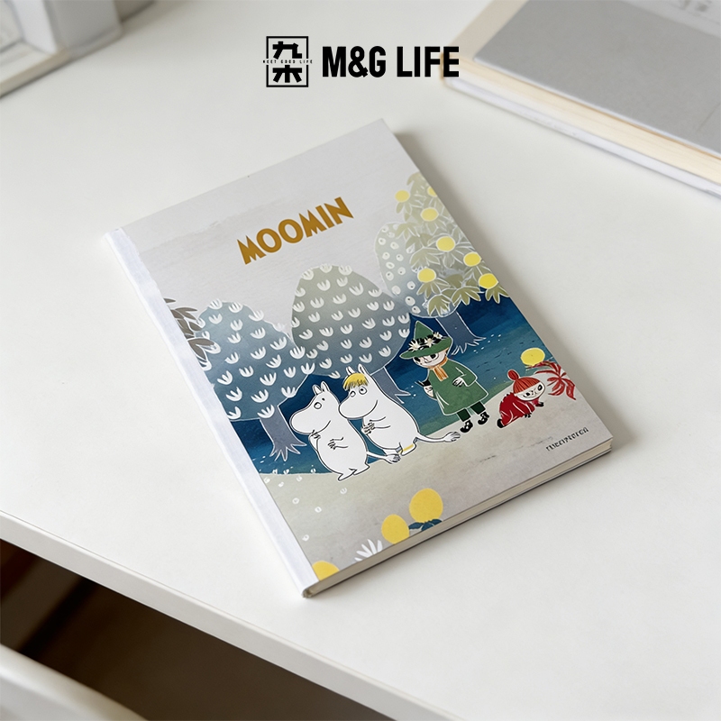 M&G LIFE x Moomin Notebooks สมุดบันทึกแบบสันลวด เครื่องเขียนสำหรับนักเรียน