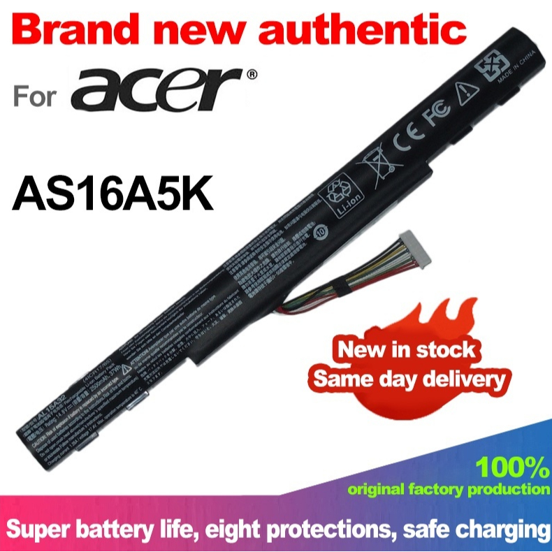 แบตเตอรี่แล็ปท็อป AS16A5K Acer E5-475 E5-523 E5-553 E5-575 E5-774 ES1-432 p259 F5-573 E5-576