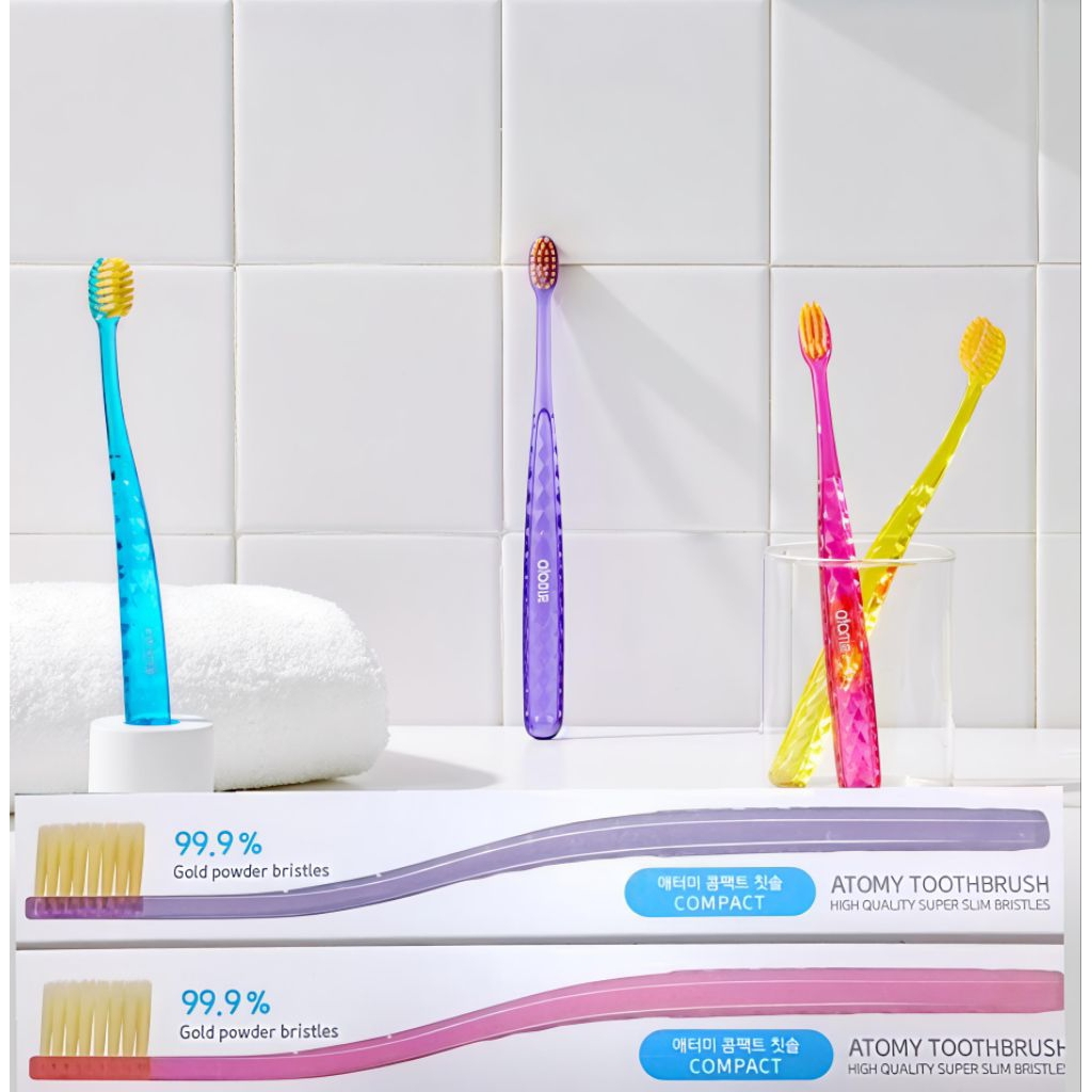 แปรงสีฟัน หัวเล็กพิเศษ ( Atomy compact toothbrush )***ราคา 1 ด้าม***