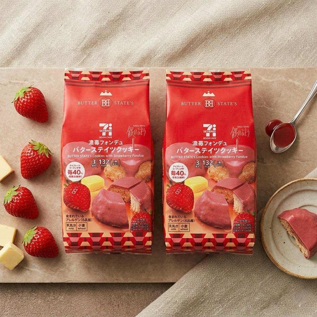BUTTER STATE'S Cookies with Strawberry Fondue 🍓 คุกกี้เนยเคลือบสตรอว์เบอร์รีฟองดูว์สุดพรีเมียม !