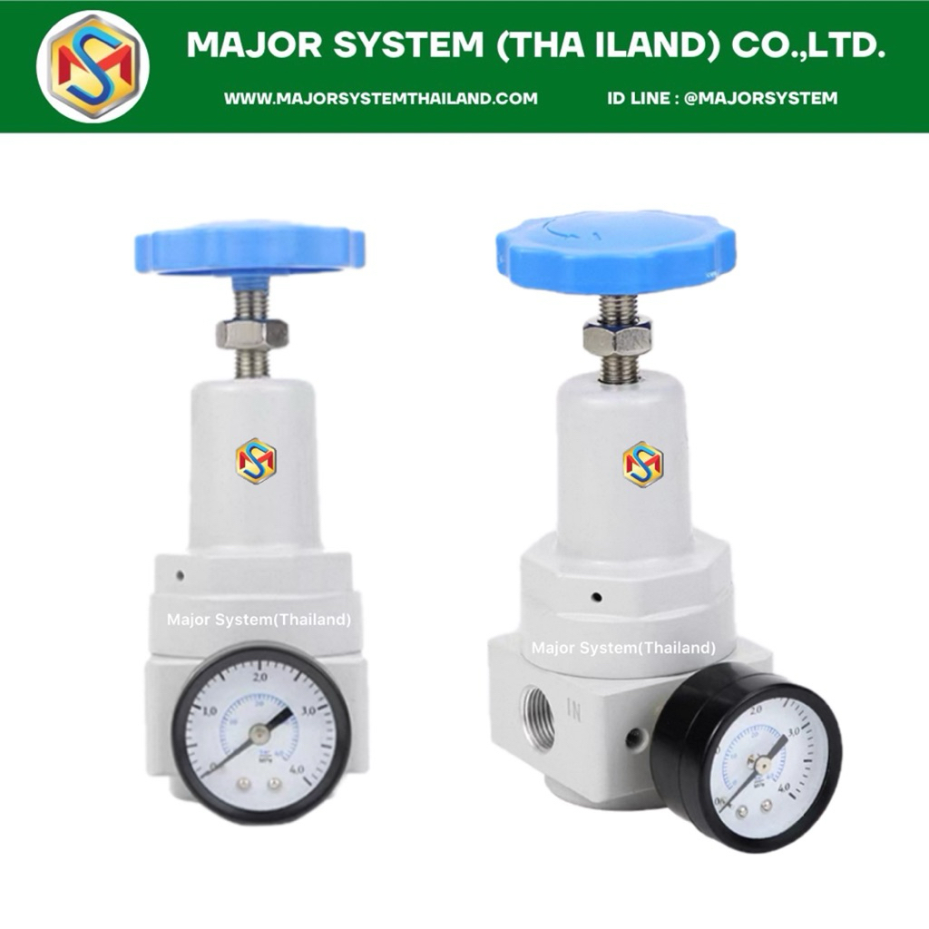 ตัวปรับแรงดันลมสูง 40 bar High Pressure Regulator 40 bar QTYH ตัวควบคุมแรงดันลม High Pressure Reducing วาล์วลดแรงดันลม