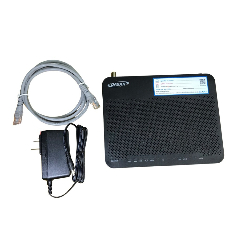 Dasan รุ่น H622GR ONU Fiber Router ใช้กับเน็ตไฟเบอร์ สัญญาณเสถียร พร้อมใช้งาน