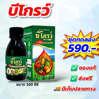 บีโกรว์ 100 ซีซี 1 ขวด ฮอร์โมนพืช ใบเขียว ป้องกันโรคและแมลง …