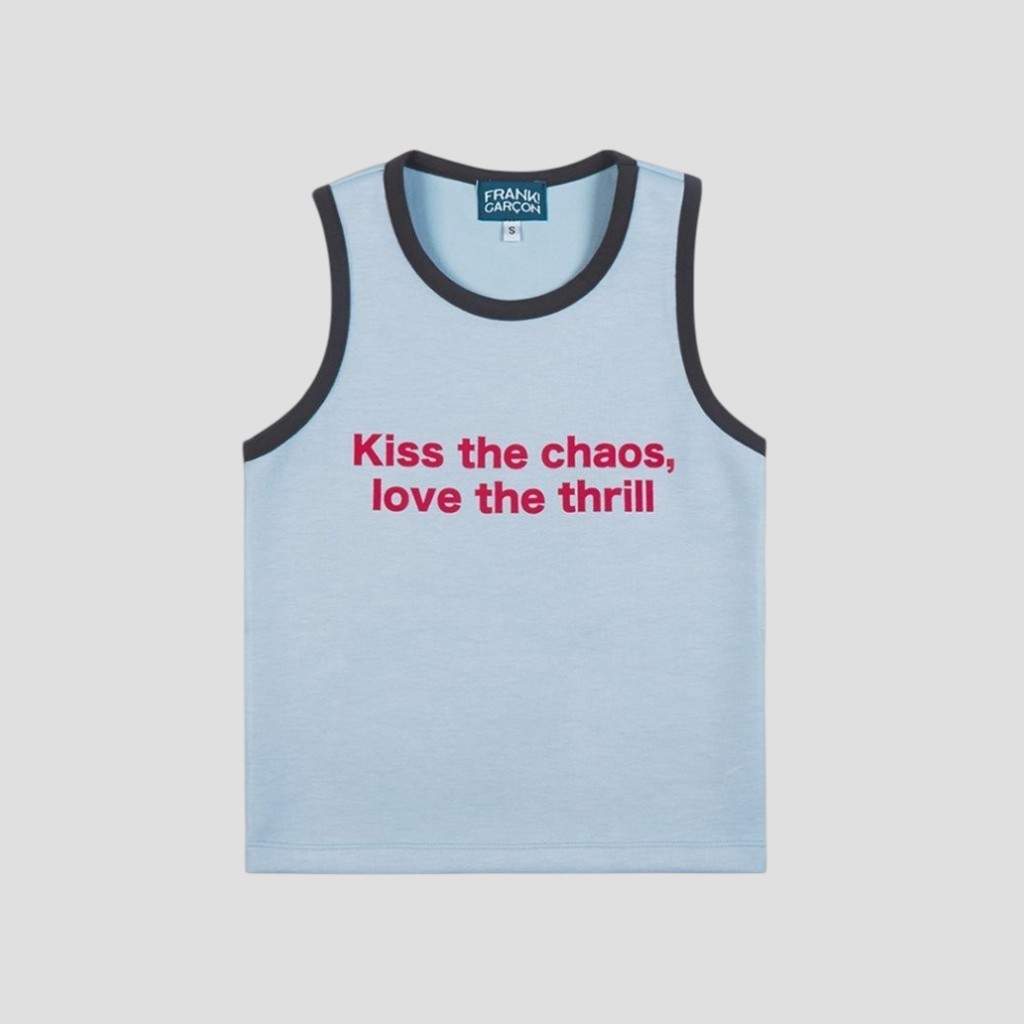 Kiss the chaos tank top  |  เสื้อกล้าม