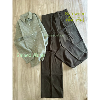 เสื้อเชิ้ตลินินแท้ ลายทางริ้ว และสลาฟแชมเบรย์ รวมทุกสีค่ะ