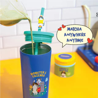 Monster and Friends Matcha On The Go Set เซ็ตมัทฉะพร้อมพกไปได้ทุกที่ทุกเวลา