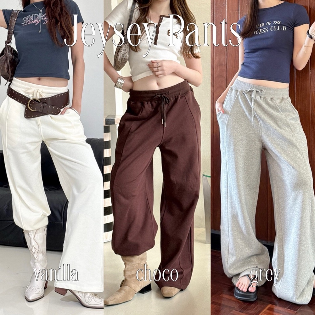 Choosedress A5220 Jeysey Pants กางเกงขายาว กางเกงวอร์มลำลองผู้หญิง