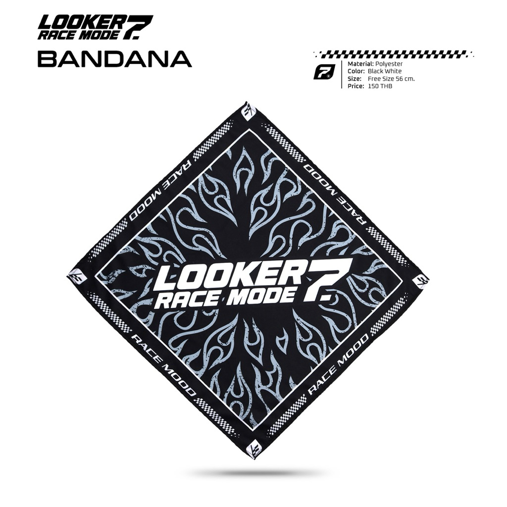 ผ้าเช็ดหน้า LOOKER – RACE MODE 07 / BANDANA