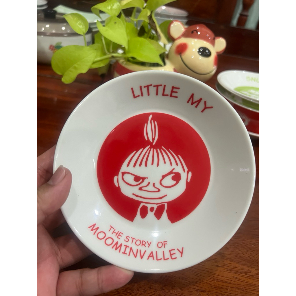 MM0426.0602 - จานแบ่ง Moomin by Yamaka (Little My) ขนาด 5.5x1”