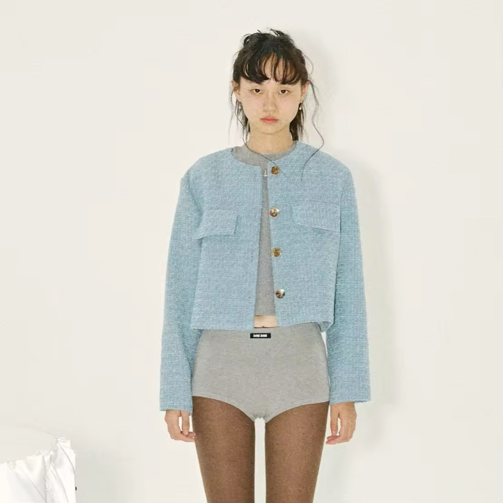(ของใหม่) พร้อมส่ง BNK MILAN TWEED JACKET เสื้อคลุมผ้าทวีต