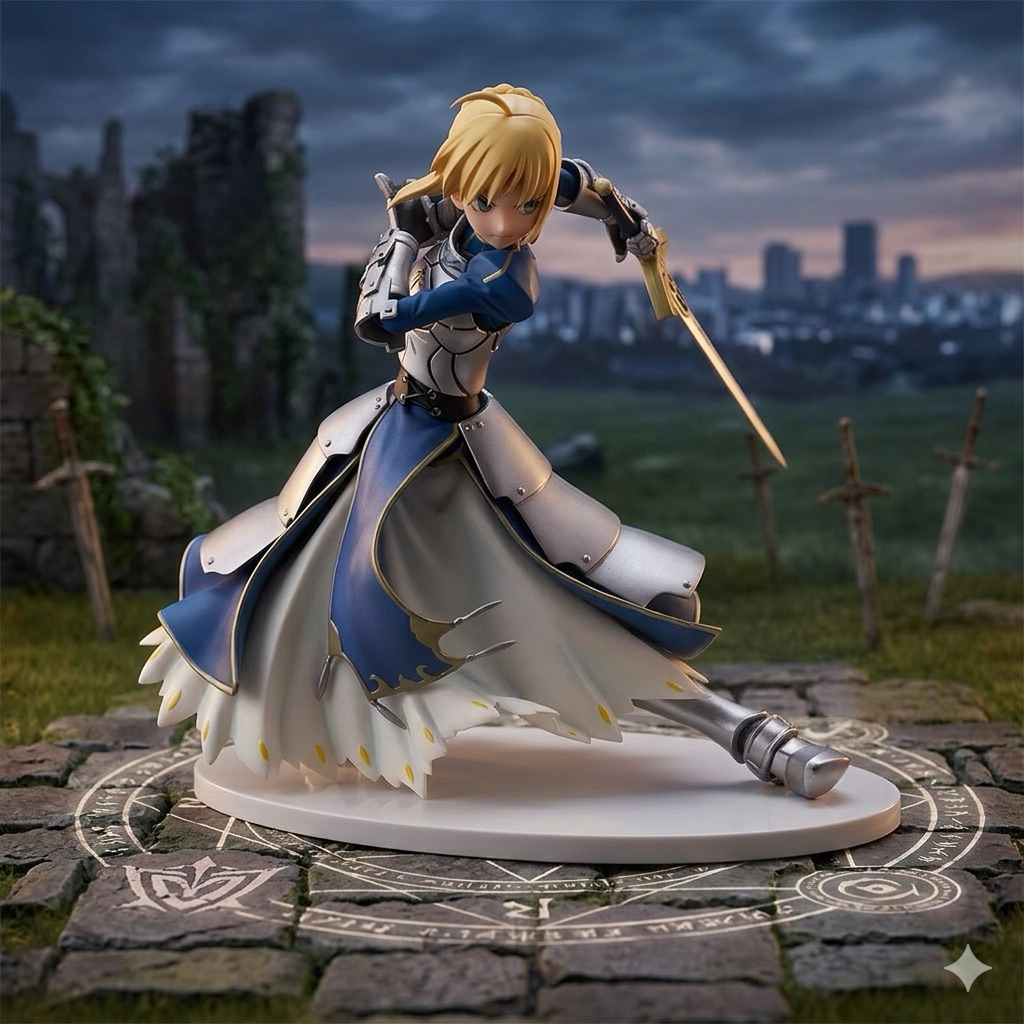 Good Smile Company Figure: Model FateStay Night Saber (ไม่มีกล่อง)