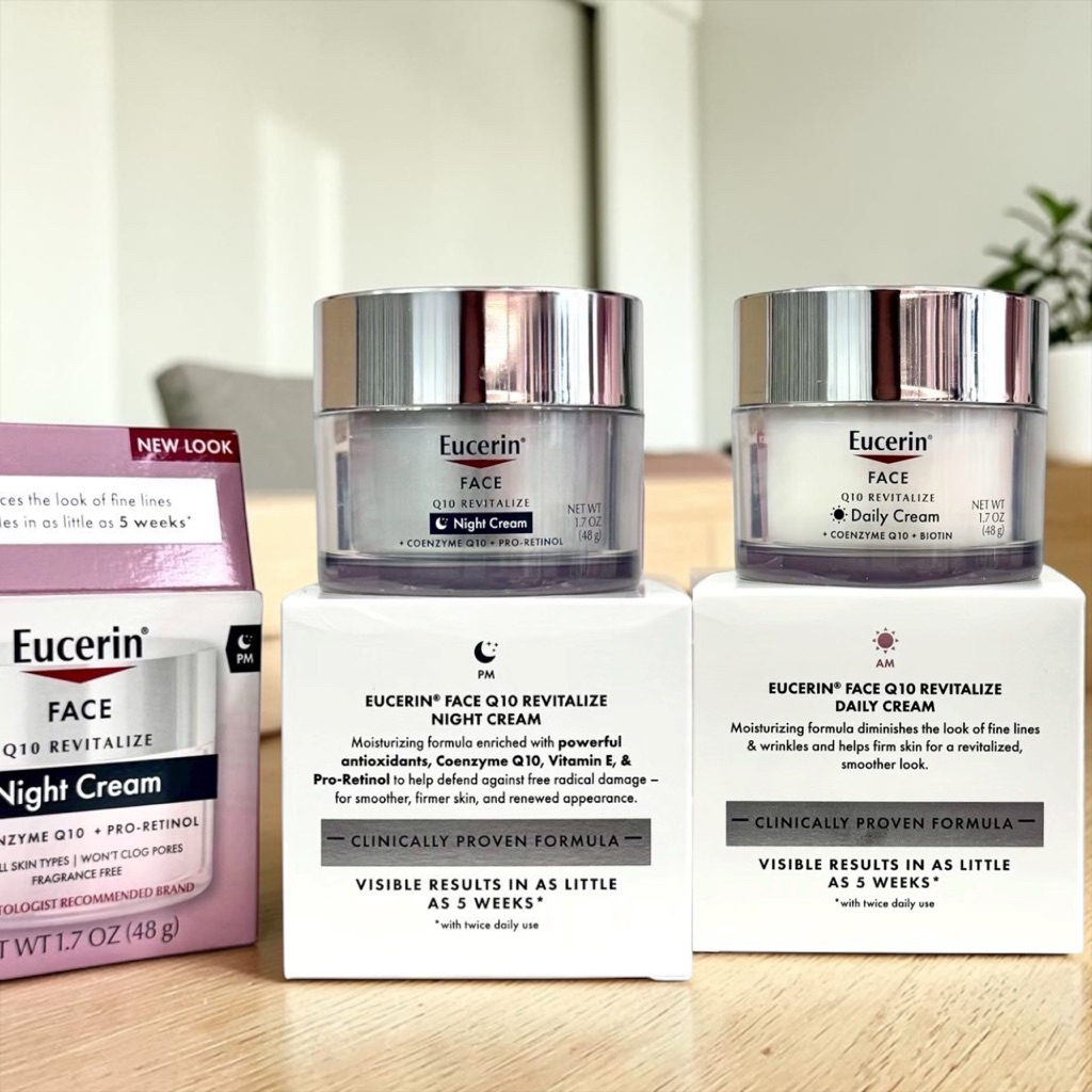 E.ucerin ครีมบำรุงผิวหน้า Q10 Revitalize Daily Cream /Night Cream มีสูตรให้เลือก