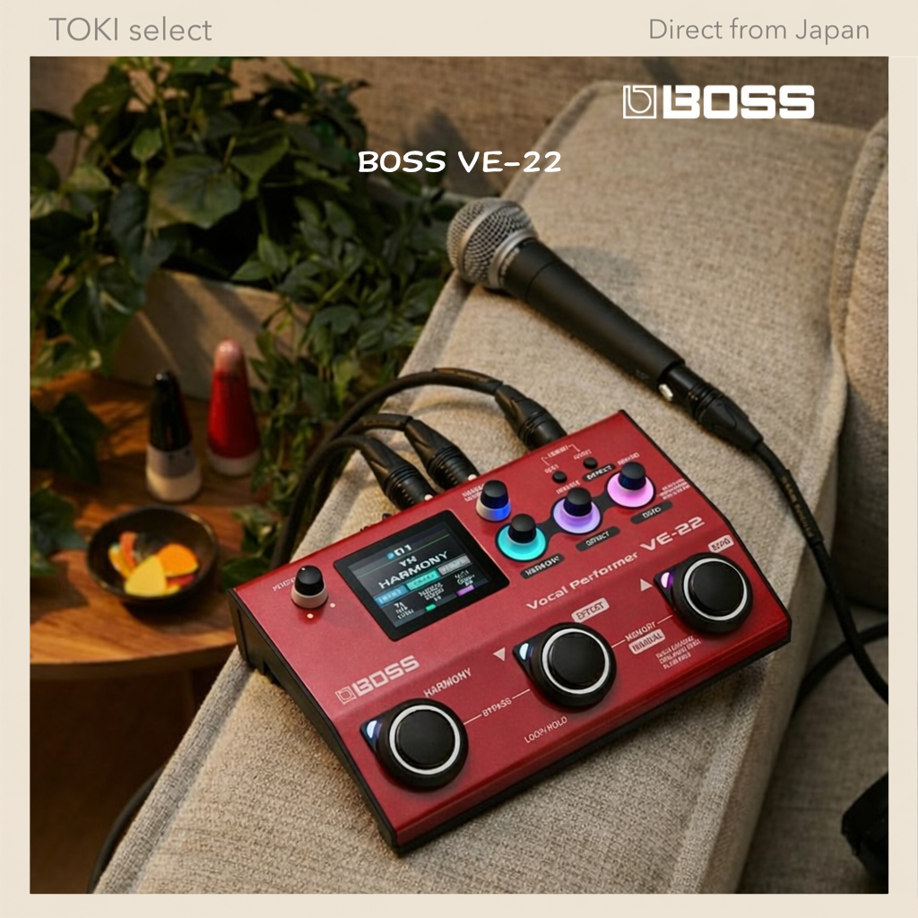 BOSS VE-22 Vocal Effects Processor Live Performance Multi Effects Advanced Control