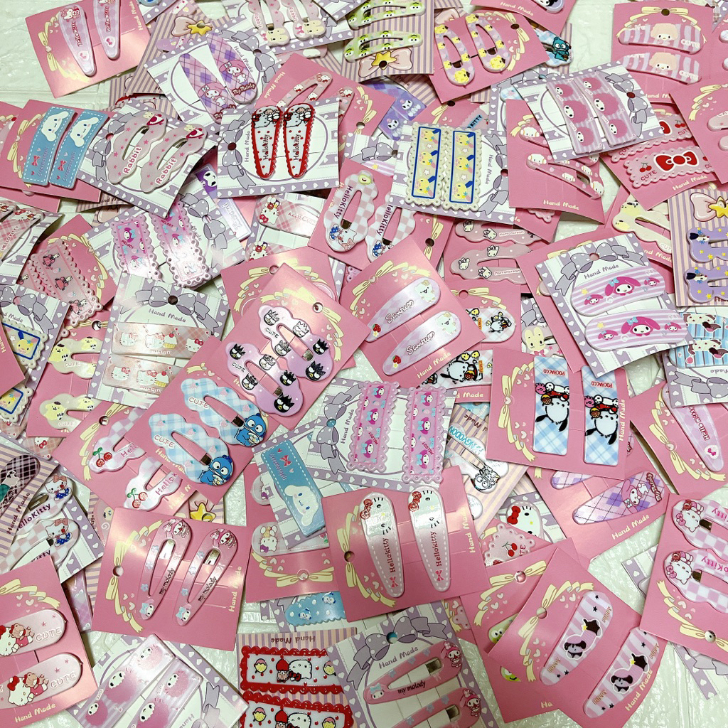 กิ๊บป็อกแป็กลายซานริโอ้พร้อมส่งจากไทย