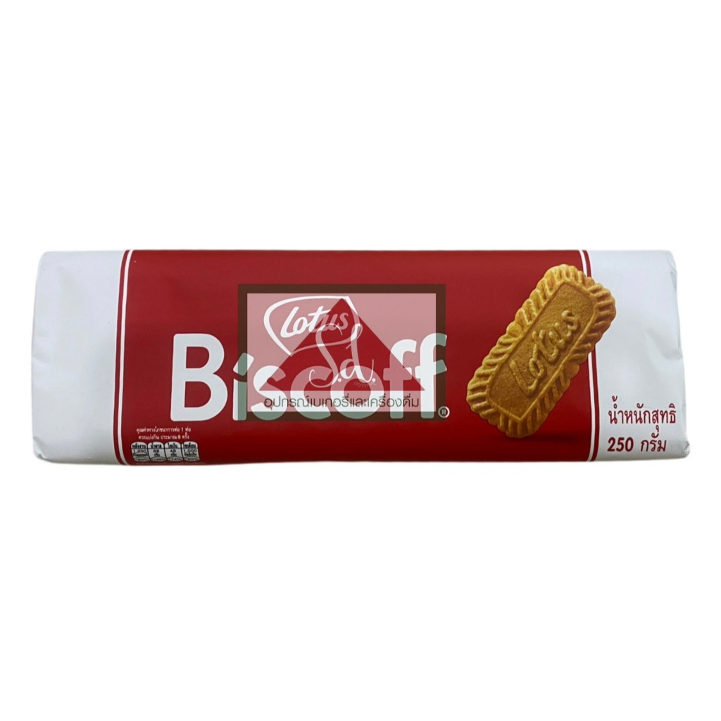 Lotus Biscoff บิสคอฟ คาราเมลไลซ์ บิสกิส ขนาด 250 กรัม