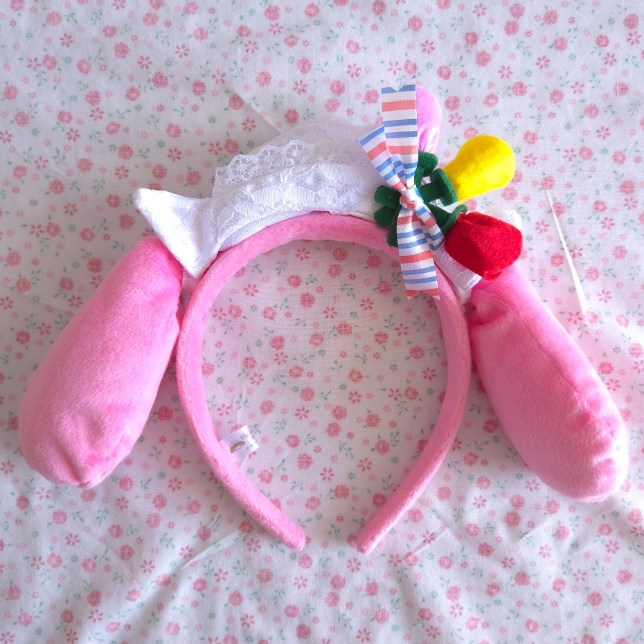 ที่คาดผม มายเมโลดี้ (My Melody Headband) Huis Ten Bosch สีชมพู Sanrio ของแท้