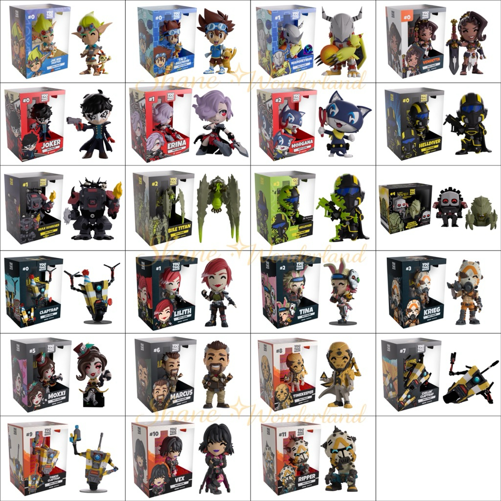 {Pre-Order} YouTooz Game : Jax & Daxter, Digimon, Overwatch, Persona 5, Helldivers, Borderlands