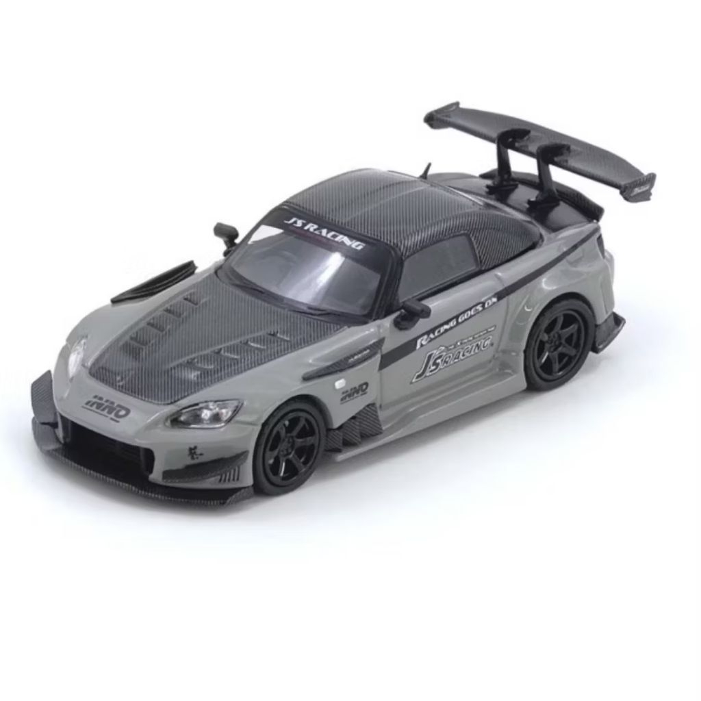 IN64-S2000JS-HKTS25-1/64 HONDA S2000 JS RACING GREY HONG KONG TOY CAR SALON 2025
