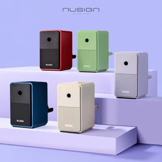 (Nusign) เครื่องเหลาดินสอ รุ่น NS077 ป้อนดินสออัตโนมัติ ดีไซน์เรียบหรู (5สี/จำหน่าย 1 เครื่อง)