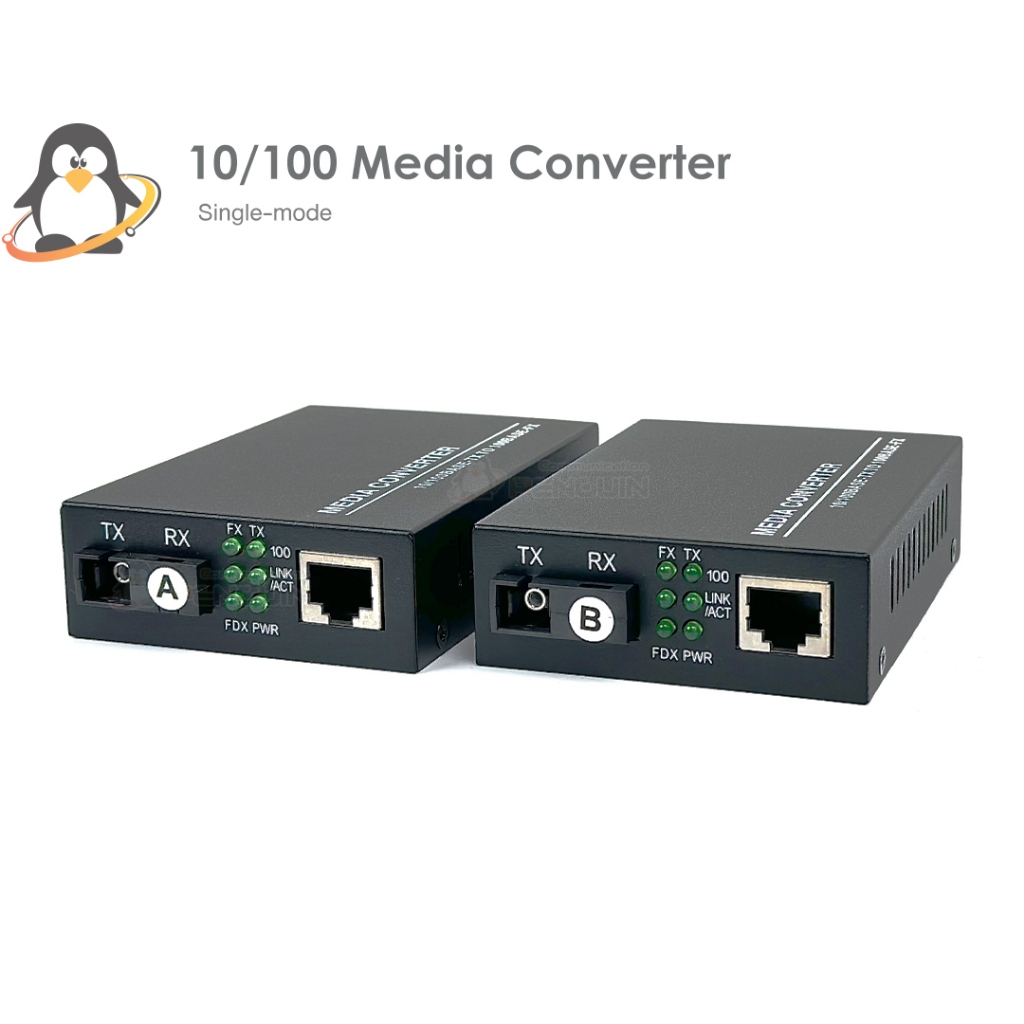 10/100 Fiber Media Converter 20KM