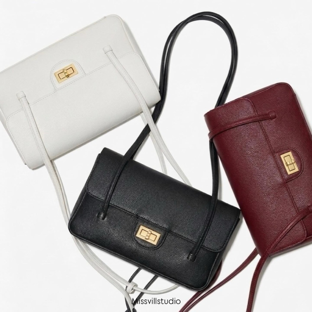 Elle | กระเป๋าหนังแท้ ทรงclassy