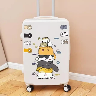 ส่งจากไทย !! สติ๊กเกอร์ติดกระเป๋าเดินทาง กันน้ำ สติ๊กเกอร์การ์ตูน สติ๊กเกอร์ติดกระเป๋า ติดกระจก ติดผนัง