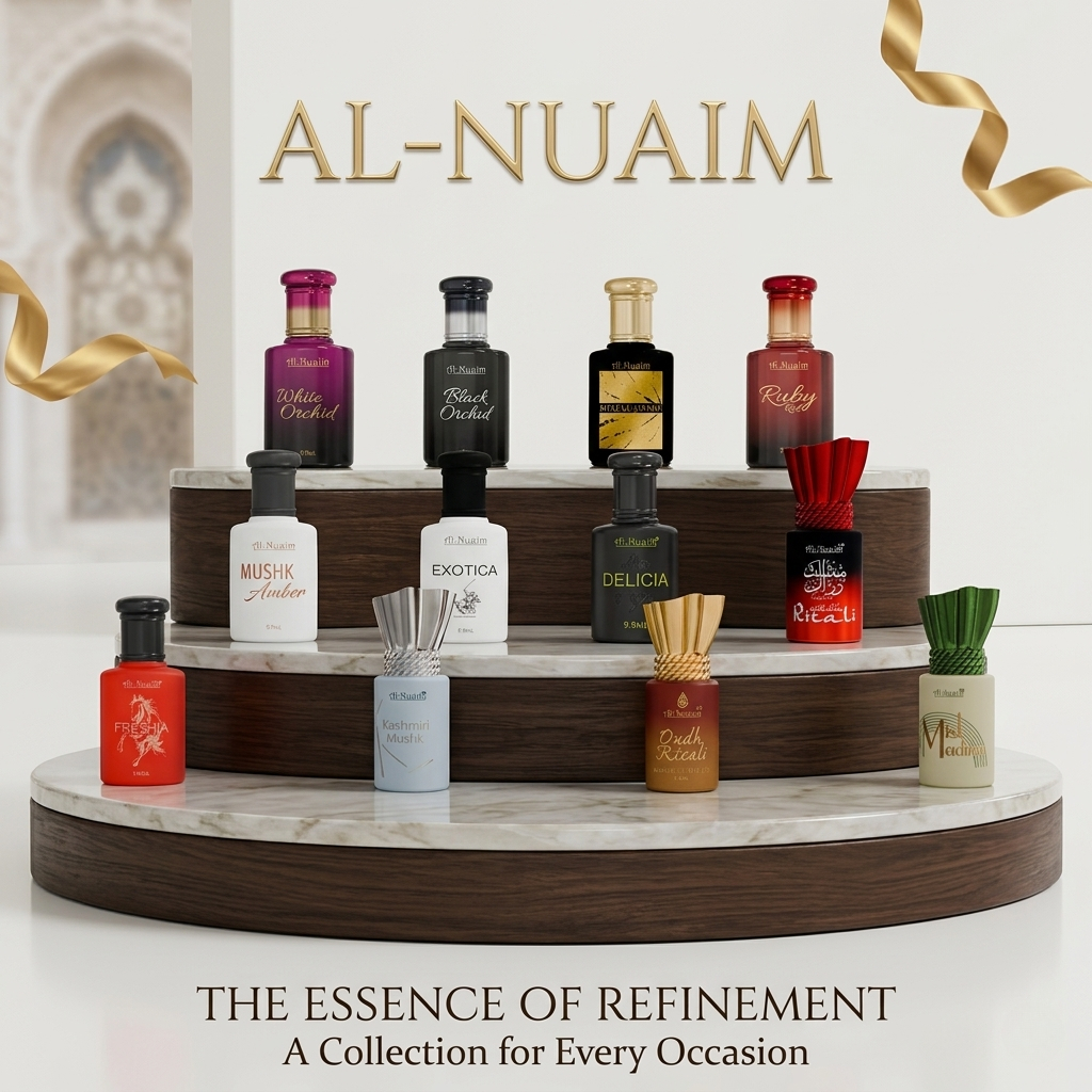 Al Nuaim Attar 9.9ml Perfume Oil น้ำหอมอาหรับ Unisex Alcohol Free Long Lasting | All Variations