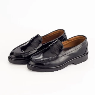 The Dragon [Handmade] รองเท้าคัทชูPenny Loafer รุ่น MOVE หนังแท้ นุ่ม ทน พื้นอัดกาว+เย็บจริง (ต้องลอง)