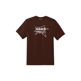 haas เสื้อยืดคอกลม Unisex สกรีน haas Jeans SBSK2766