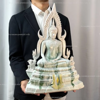 พระพุทธชินราช พระพุทธรูปพระบูชา พระประทานบนหิ้ง สีหินอ่อนลายหยกมีขนาดหน้าตักให้เลือก พระพุทธชินราชจังหวัดพิษณุโลก