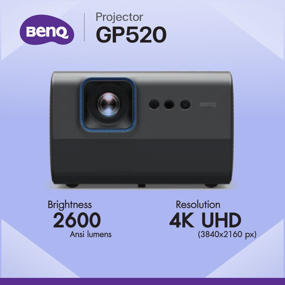 Projector BenQ GP520__(4K UHD / 2600 ANSI Lumens) 4LED Projector