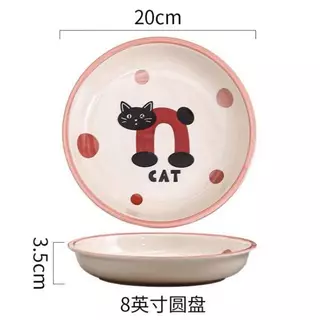 ถ้วย จาน เซรามิก ลายน่ารัก ใส่อาหารได้ทุกชนิด ชุดเซ็ท 3ใบ ชุดเซ็ท 6ใบ