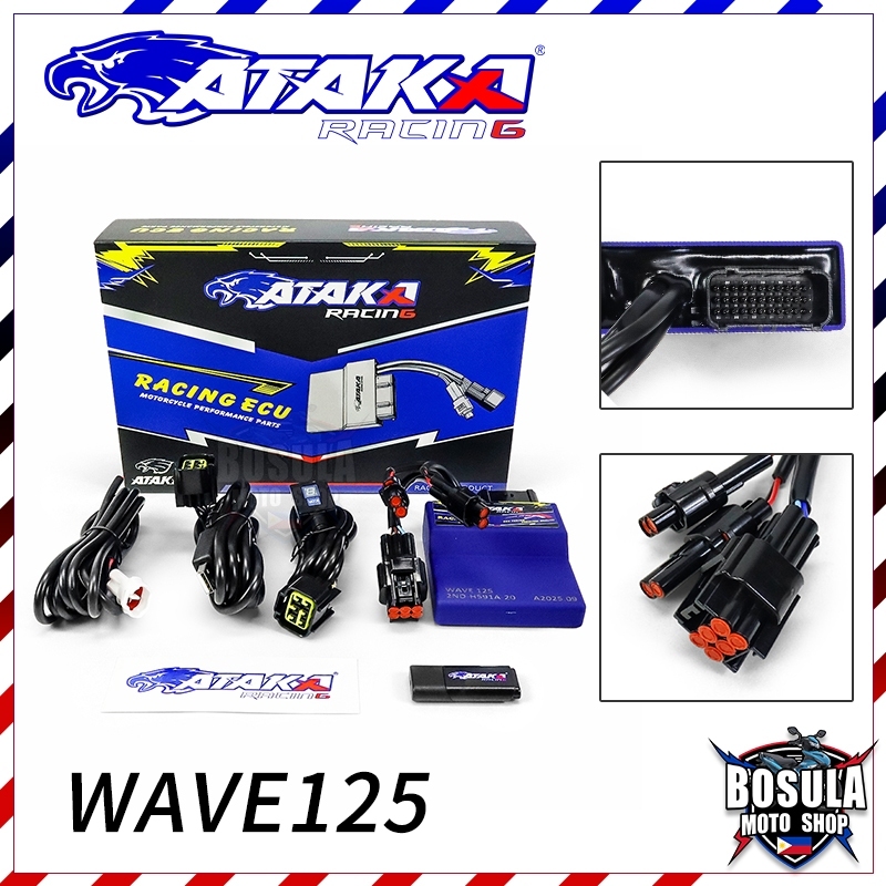 ATAKA ECU ใช้กับ Honda WAVE110i WAVE125i S4 มาพร้อมโปรแกรมพร้อมใช้งาน (USB stick)