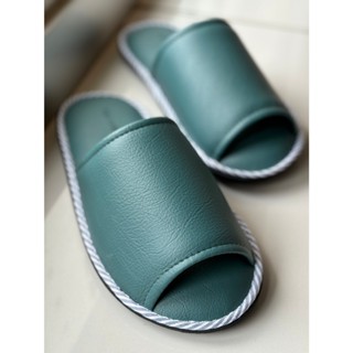 Slippers หนังPU ไซส์Mรุ่นพื้นเปียกไม่ลื่นเบอร์35-38 ขึ้น-ลงบ…