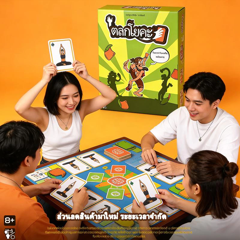 【เวอร์ชันไทย】ฮิตติดเทรนด์ไทย! Yogi โยคะการ์ดเกมสำหรับครอบครัว❤️กิจกรรมพ่อแม่ลูกยอดนิยม เล่นง่าย สนุกทั้งบ้าน 🎁เหมาะเป็นข thumbnail 9