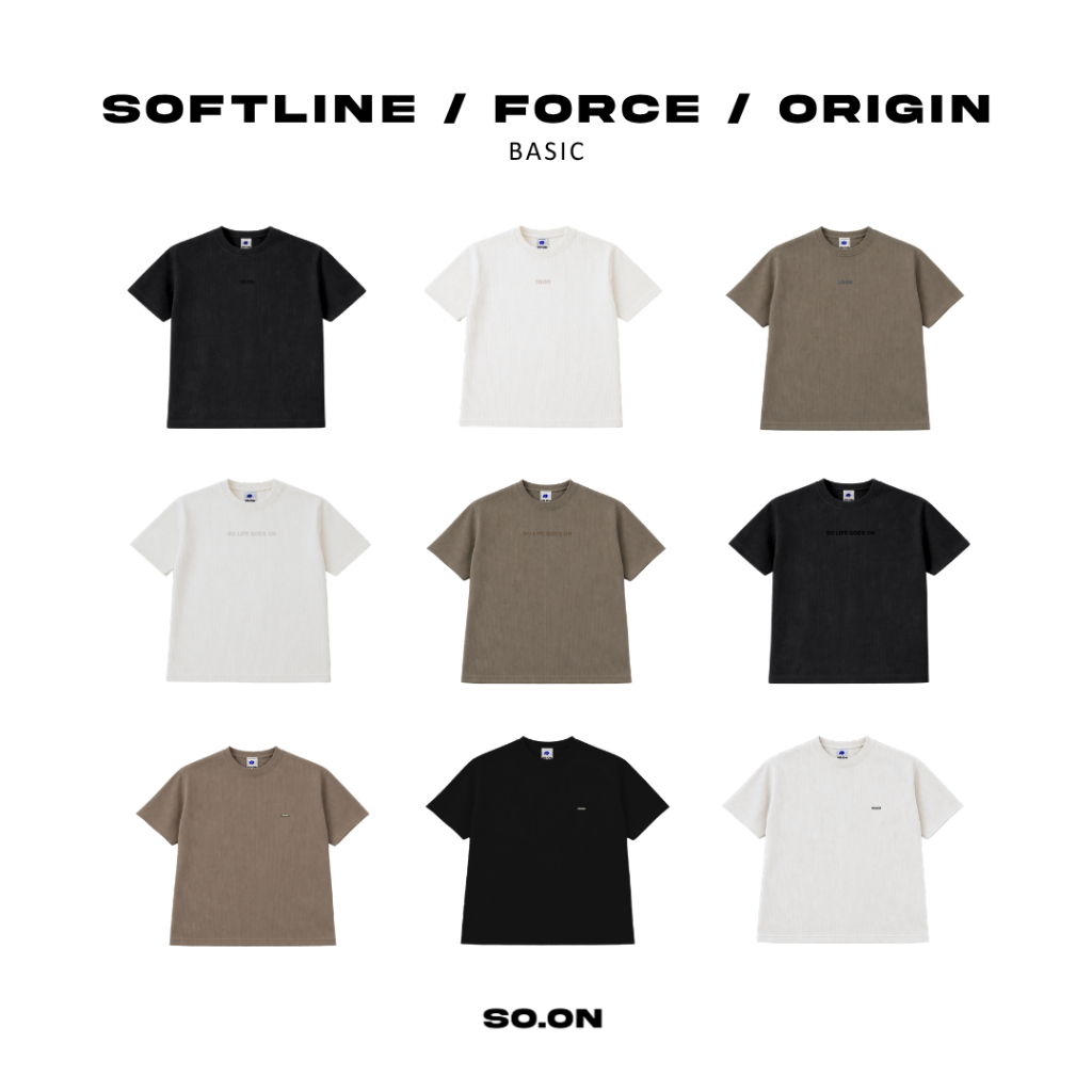 SO.ON รวมเสื้อยืดทรง Oversize ผ้าหนานุ่มที่ต้องมี!!