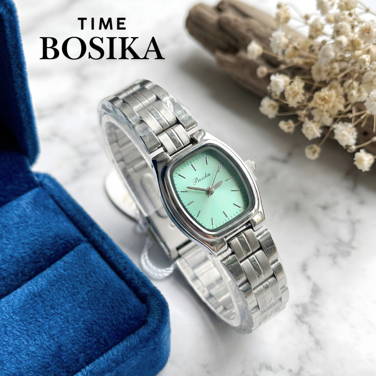 BOSIKA#BG-051 นาฬิกาข้อมือผู้หญิงสายเลส ตัดสายได้ พร้อมส่ง