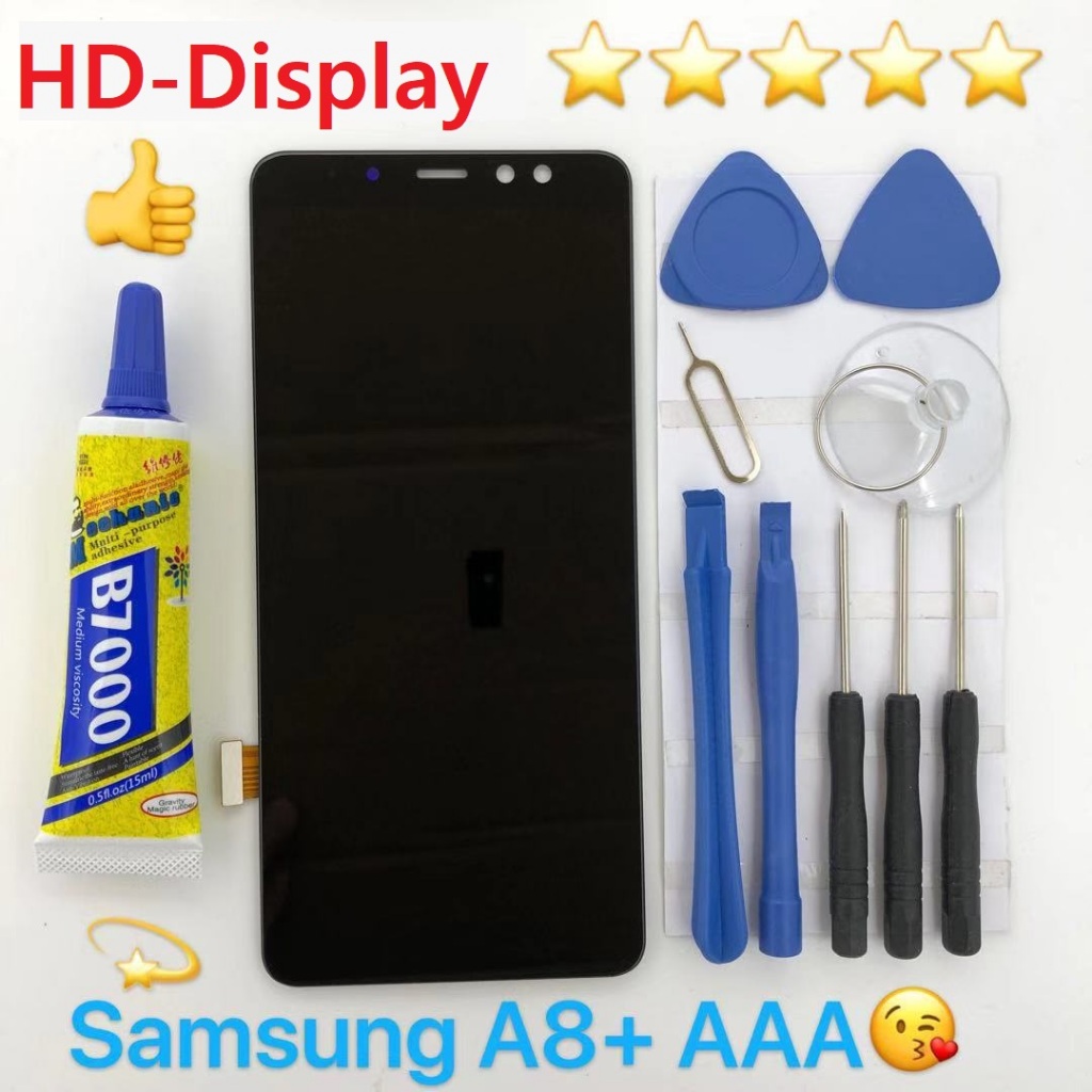 ชุดหน้าจอ SamSung A8+ พร้อมชุดไขควง