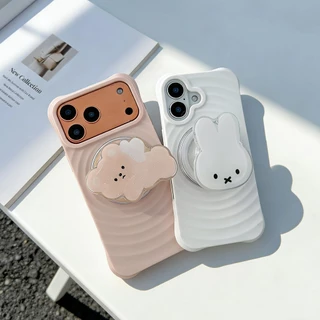 Ripple เคสกันกระแทก ชาร์จได้ ดีไซส์สวยหรู pop up แม่เหล็ก for iPhone 11 14promax 15promax 16promax 17promax 16plus i17