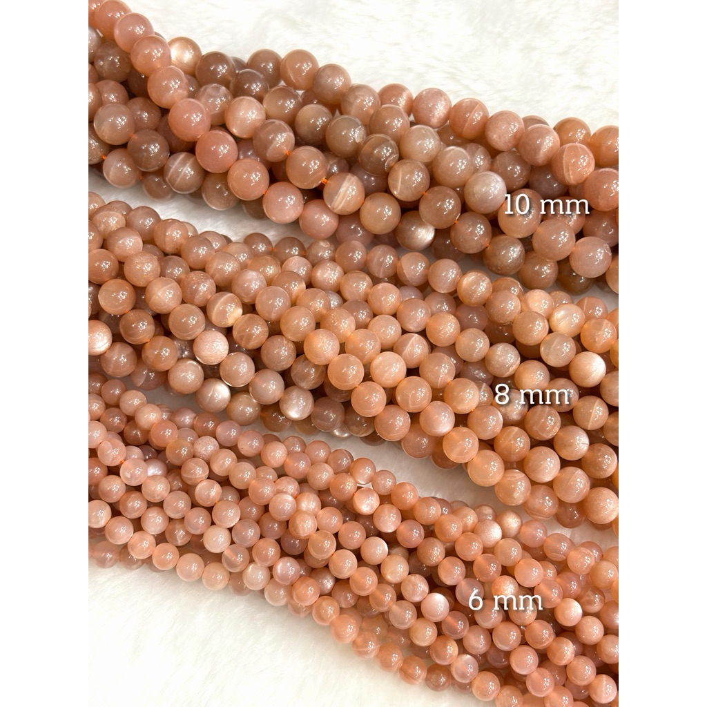 พีชมูนสโตน (Peach Moonstone) เกรด AAA