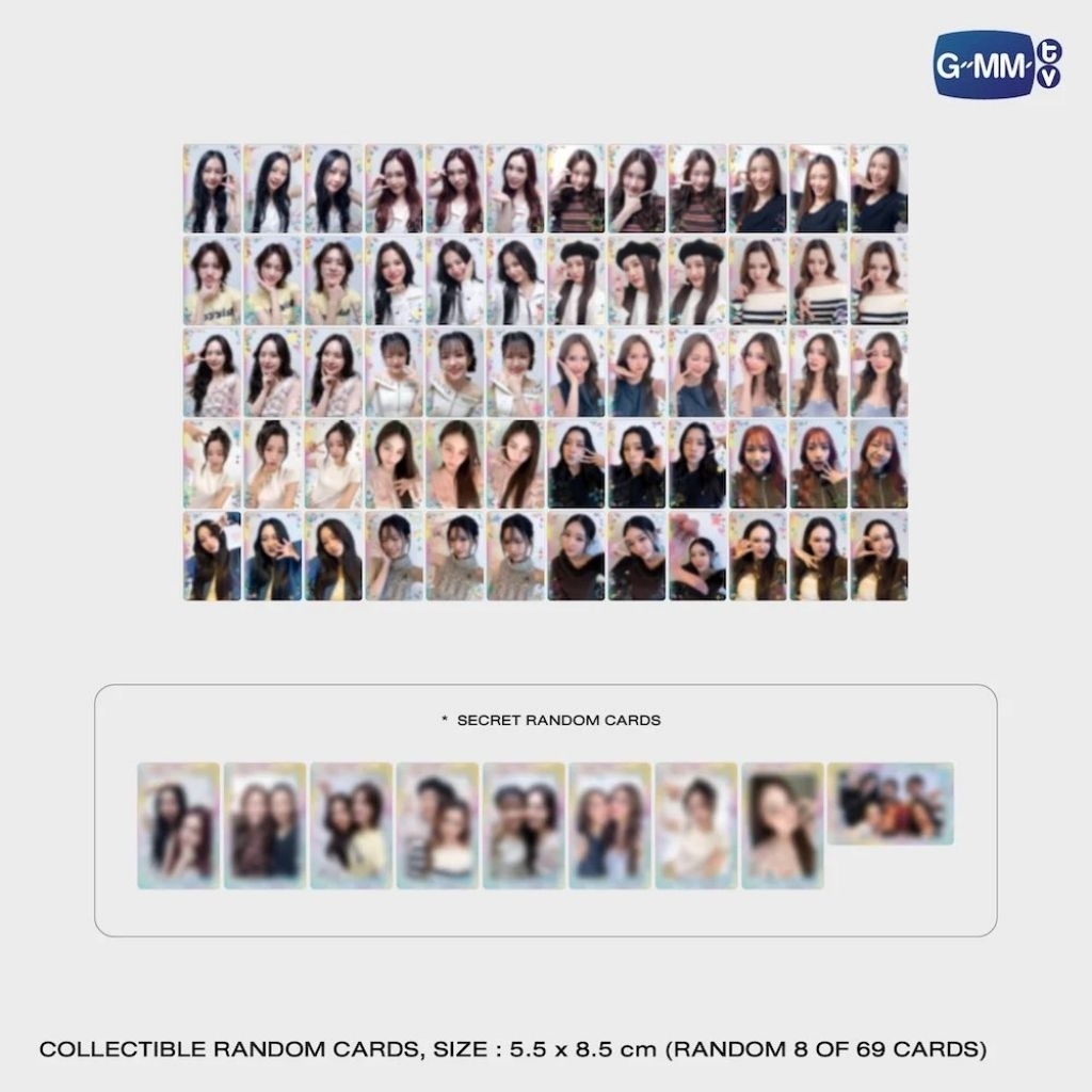 พร้อมส่ง Girls Selfie Heart Shot | GMMTV Fanival 2026 | แบบแยกใบ น้ำตาลฟิล์ม มิ้ลค์เลิฟ จิงจิง จูนมิวนิค วิวมิ้ม ตูพรีม
