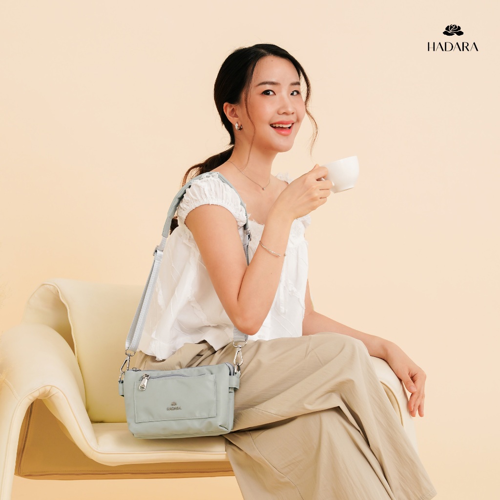 Hadara Moment Series Wallet No.3 กระเป๋าสตางค์ 20 ช่องจัดเก็บ ผ้า Deluxe Nylon น้ำหนักเบา รูปที่ 3